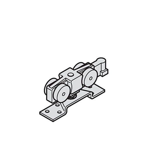 Bánh xe trượt Hafele 240 kg - Phụ kiện Slido classic 250-P 942.34.012