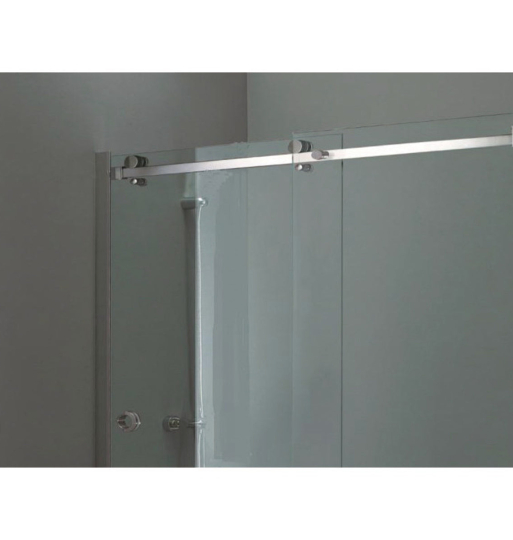 Bộ phụ kiện Hafele với ray trượt 2000 mm - Bộ cửa trượt phòng tắm kính (vuông) 981.71.101
