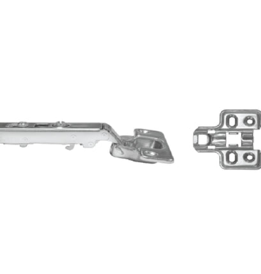 Bản lề Hafele METALLA SM 110 độ, giảm chấn, inox 304, trọn bộ DIY 483.01.720