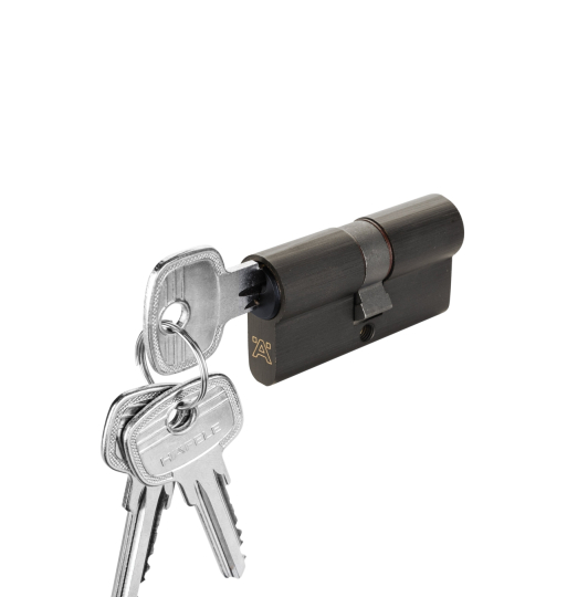 Ruột khóa cửa đi Hafele màu Graphite Black  916.63.900