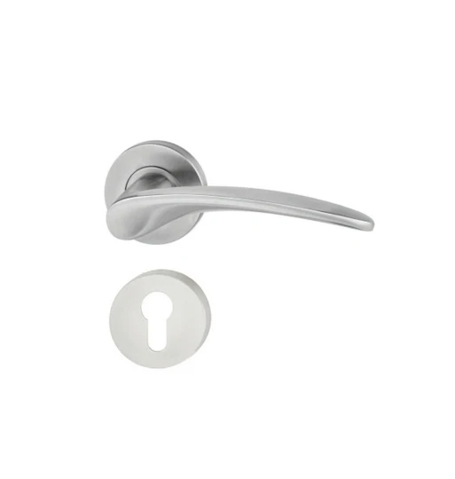 Tay nắm gạt có nắp che cho cửa phòng Hafele - Inox mờ 903.98.141
