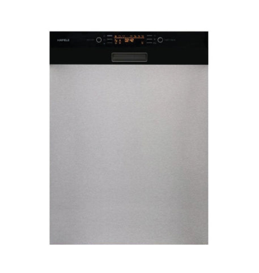 Máy rửa chén bán âm mặt đen Hafele HDW-HI60B, 15 bộ đồ ăn Châu Âu, 60 cm 533.23.210