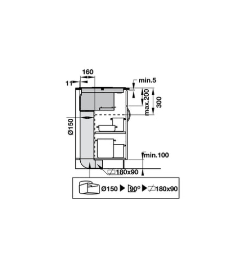 Bếp từ kết hợp hút mùi 4 vùng nấu Hafele HC-IHH77D 536.61.655