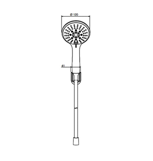 Bộ sen tay Hafele - Airsense 5 chức năng 485.60.626