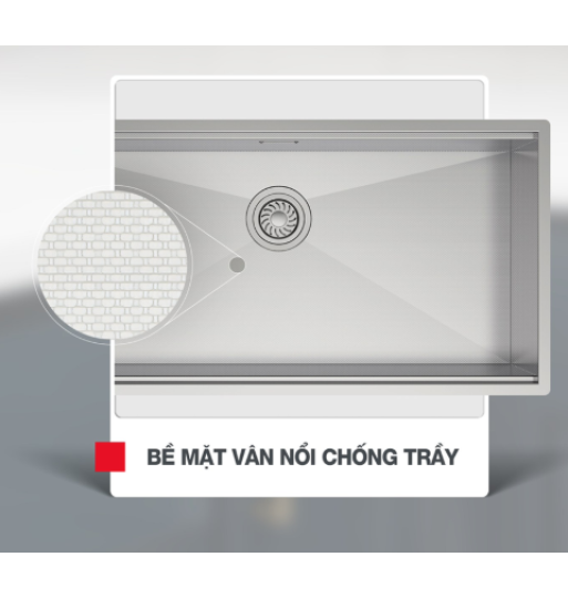 Chậu Rửa Chén Inox HS24-SSN1S-7644 Hafele 567.24.467