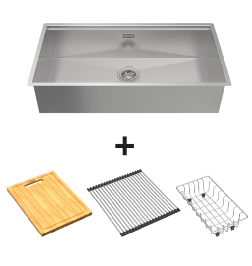 Chậu Rửa Chén Inox HS24-SSN1S-7644 Hafele 567.24.467