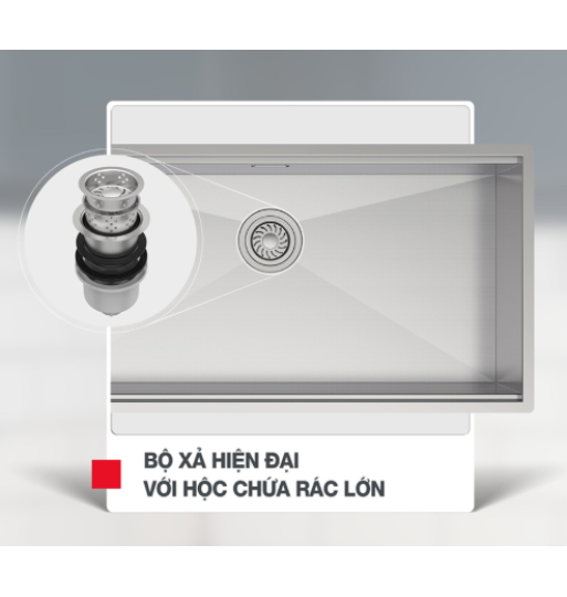 Chậu Rửa Chén Inox HS24-SSN1S-8650 Hafele 567.20.637