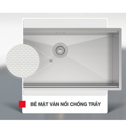 Chậu Rửa Chén Inox HS24-SSN1S-8650 Hafele 567.20.637
