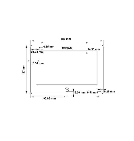 Màn hình cửa Hafele SVM-770HD 959.23.097