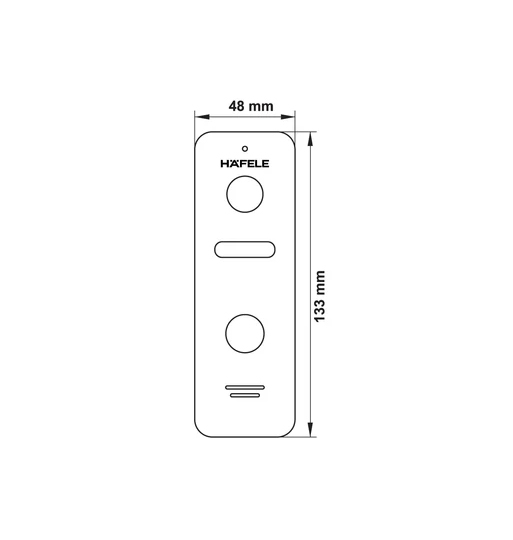 Camera chuông cửa Hafele SVD-700HD 959.23.096