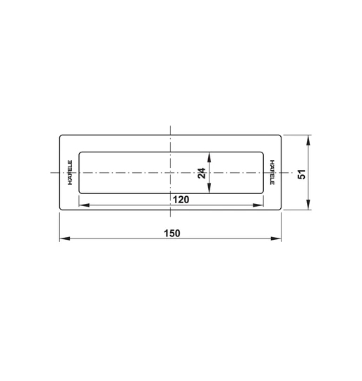 DIY Tay nắm âm Hafele 489.72.132