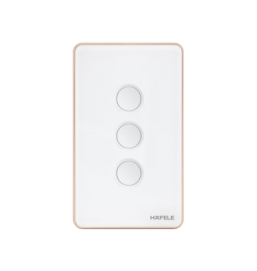 Công tắc đèn thông minh Hafele - HSL-LSXG01B/W 820.71.003